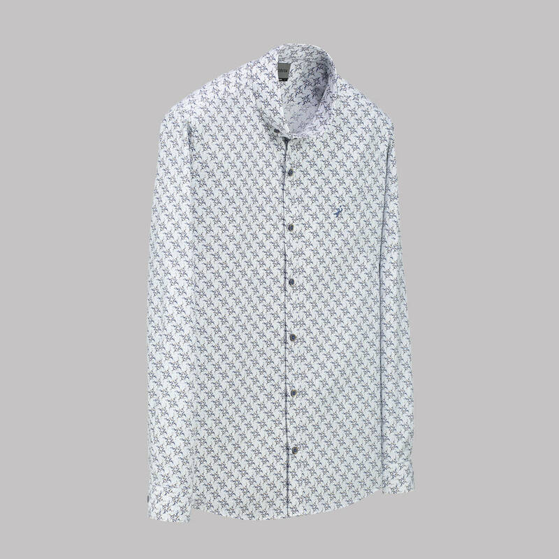 Goias Kahverengi Desenli Gömlek - 1