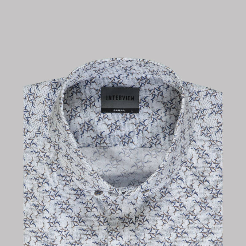 Goias Kahverengi Desenli Gömlek - 4