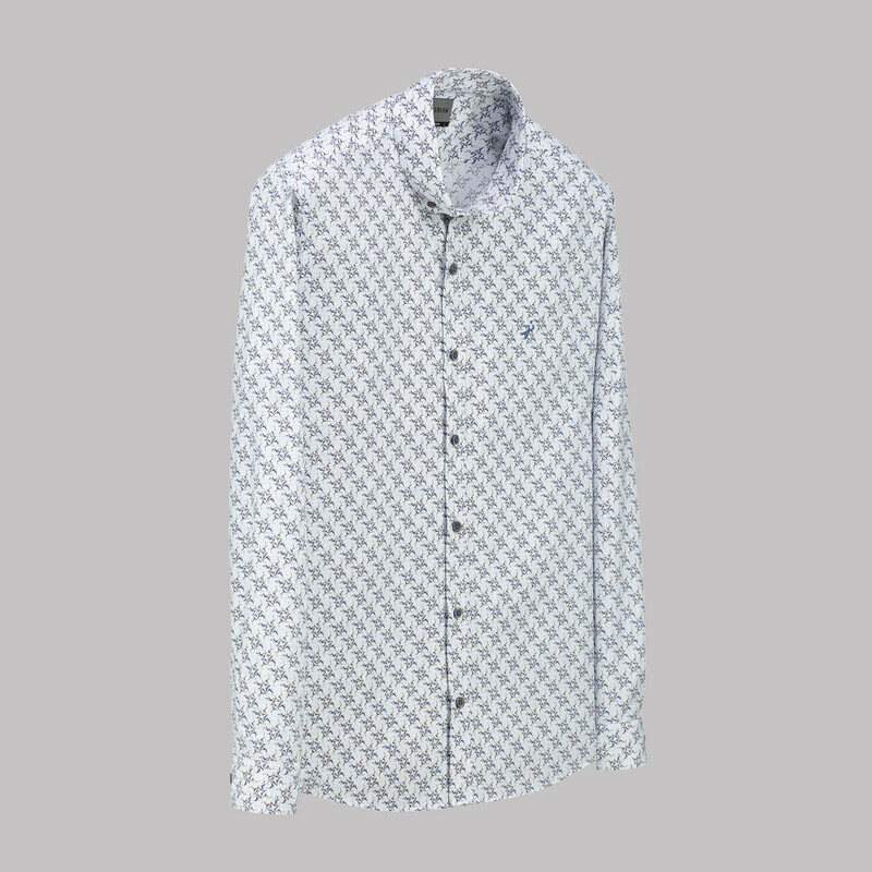 Goias Kahverengi Desenli Gömlek - INTERVIEW