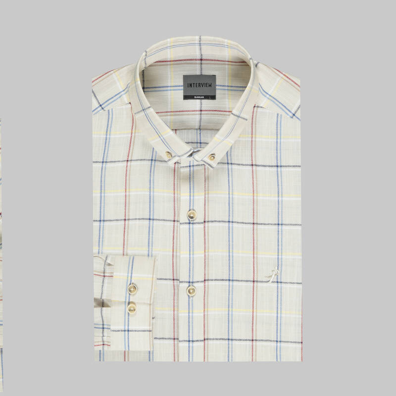 Goias Kareli Bej Gömlek - 3