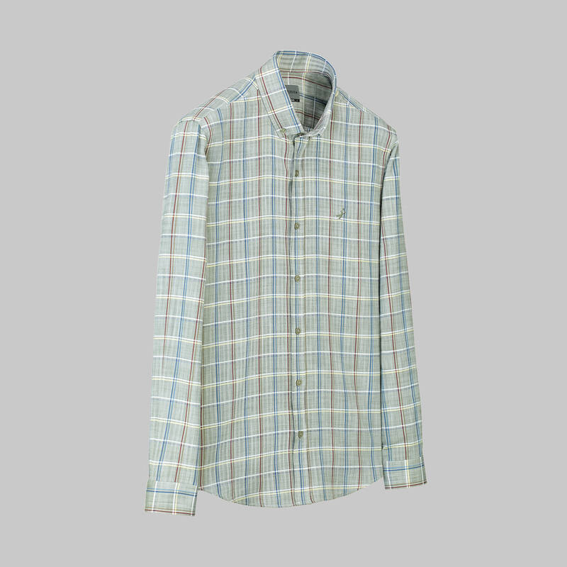 Goias Kareli Yeşil Gömlek - 1