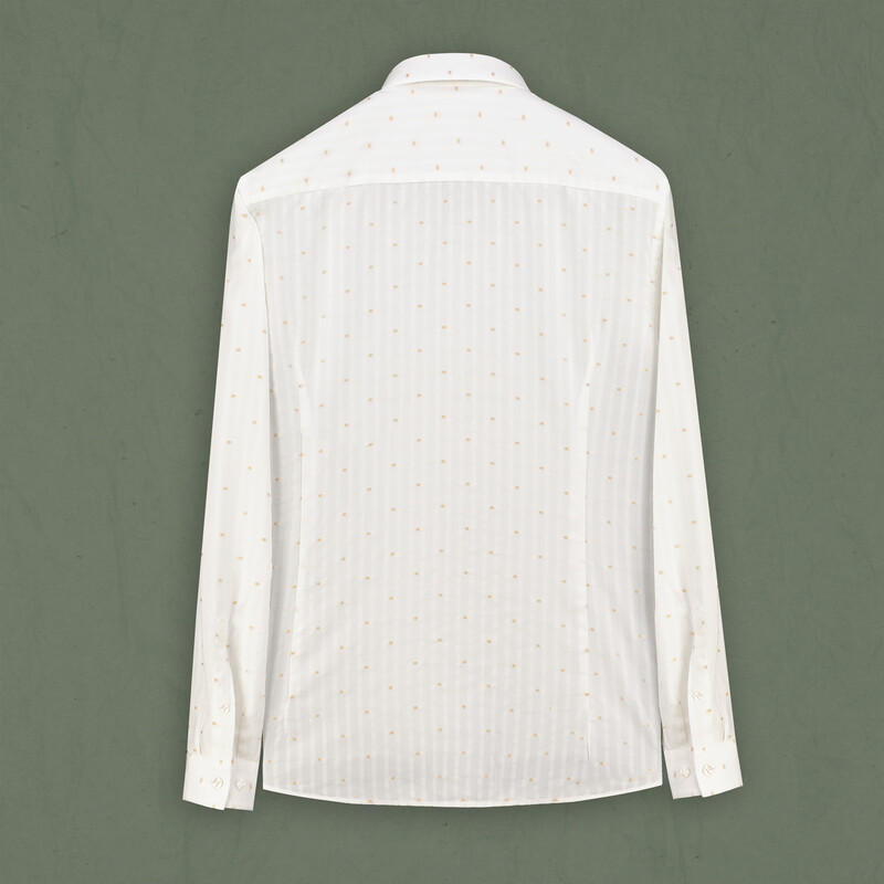 Goias Desenli Hardal Gömlek - INTERVIEW