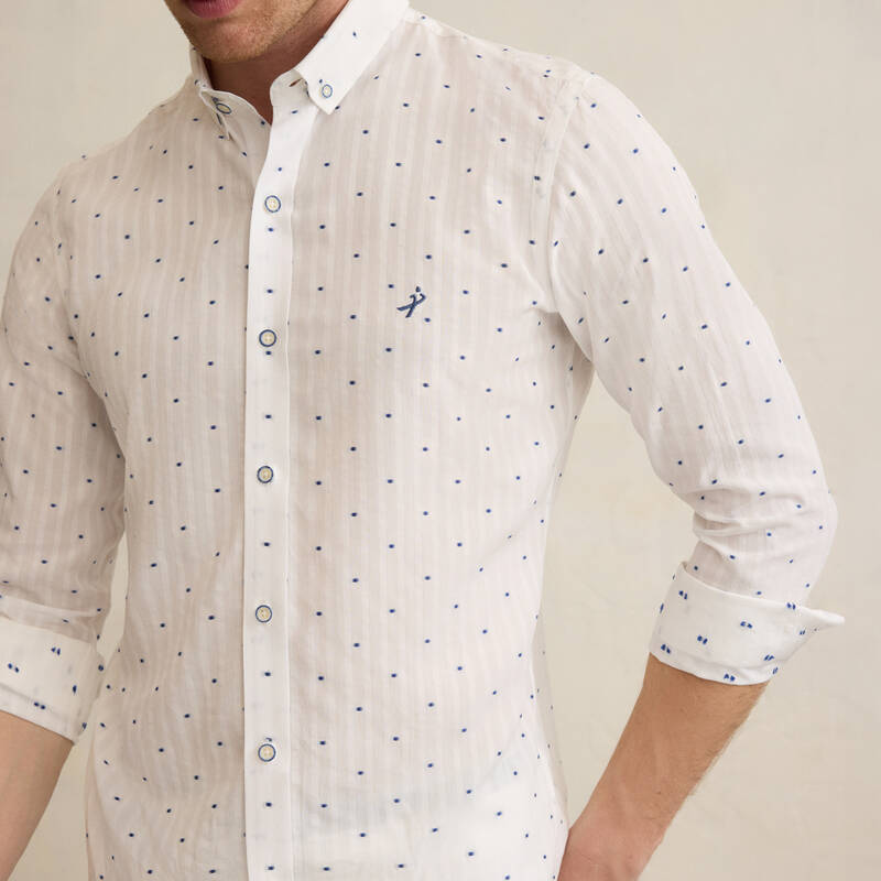 Goias Desenli Gömlek - 1