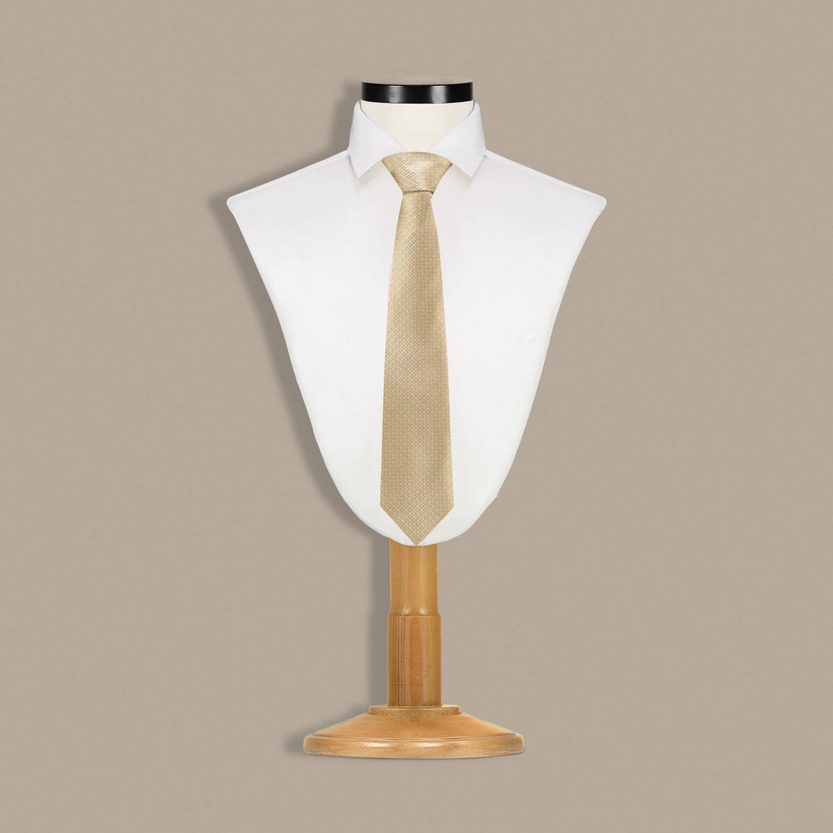 Gold Renk Desenli Kravat C108 - 1