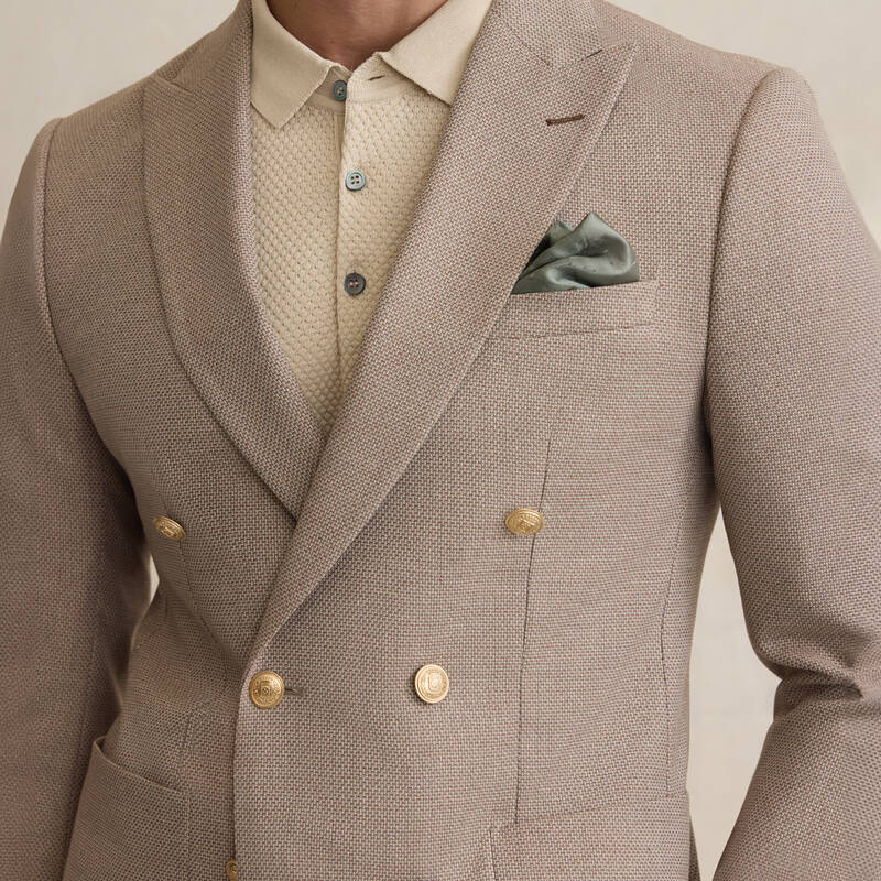 Golden Ekstra Slim Açık Kahverengi Ceket - 1