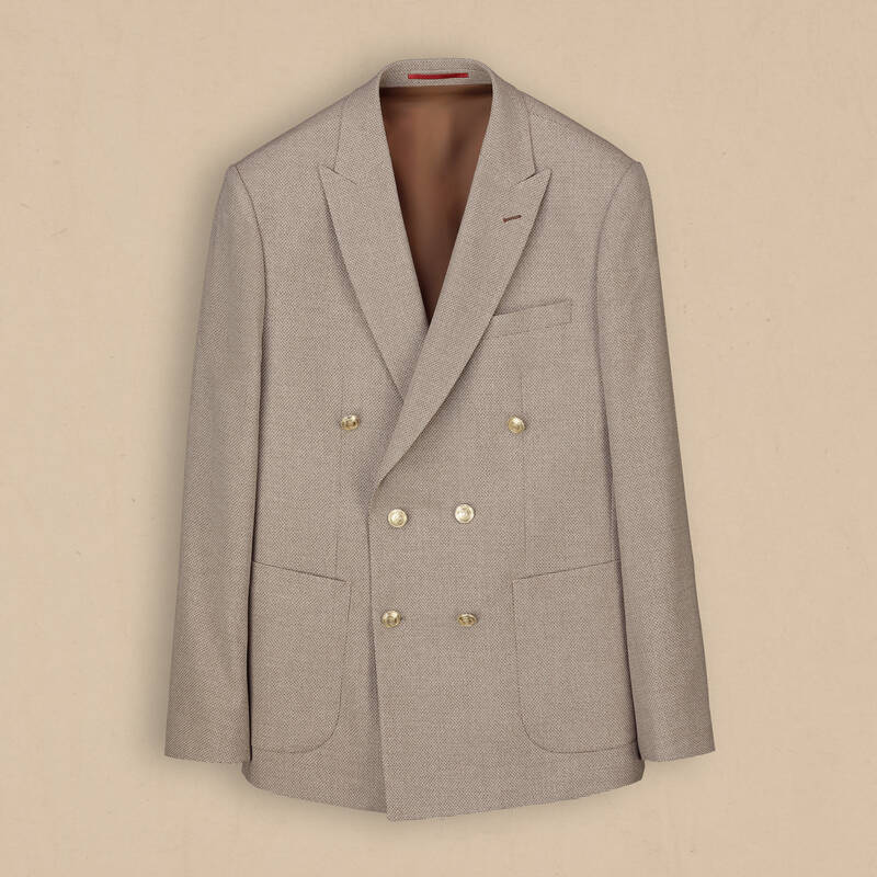 Golden Ekstra Slim Açık Kahverengi Ceket - 3