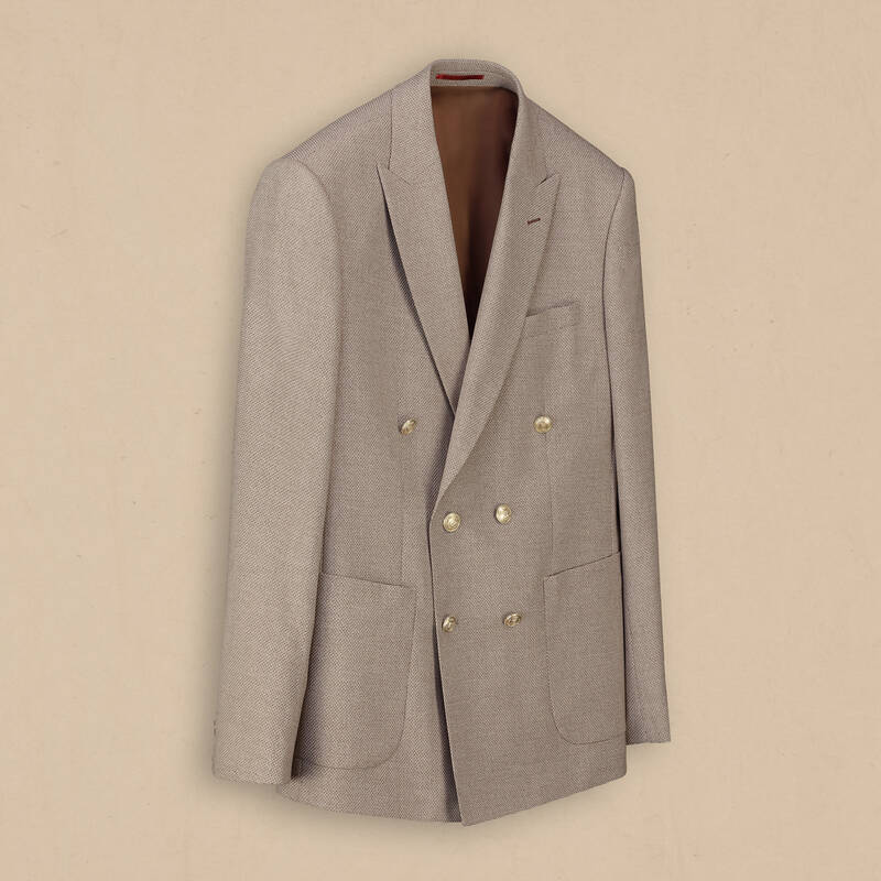 Golden Ekstra Slim Açık Kahverengi Ceket - 4