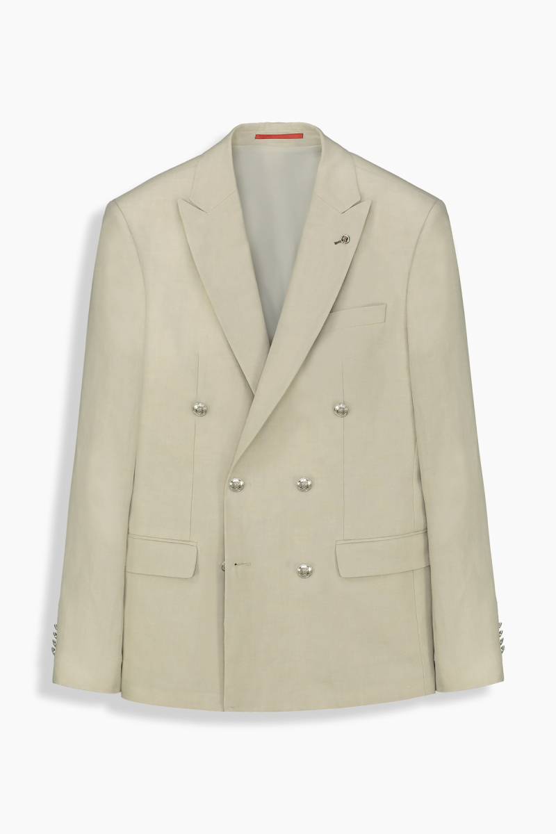 Golden Blazer Bej Ceket - 1