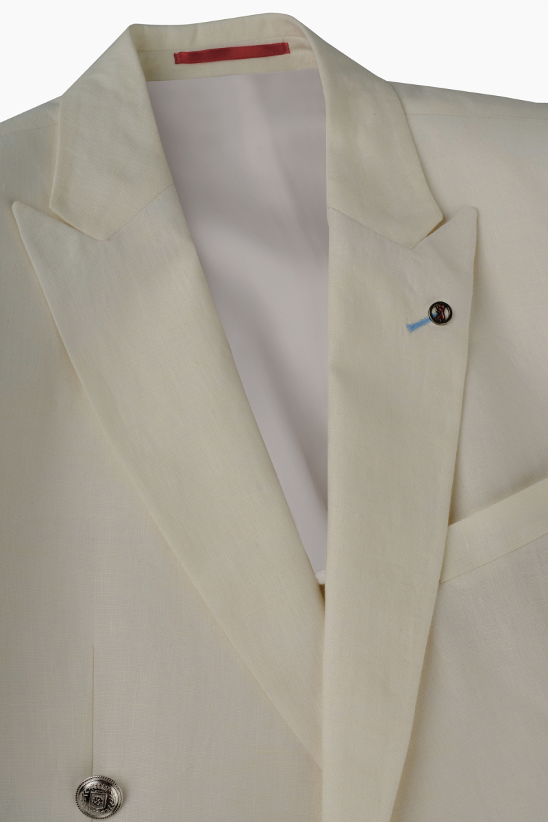 Golden Blazer Bej Ceket - 4