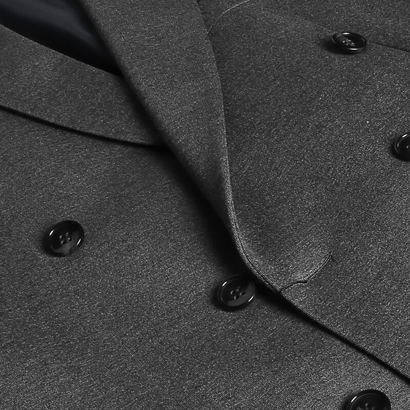 Golden Ekstra Slim Kruvaze Gri Ceket - INTERVIEW