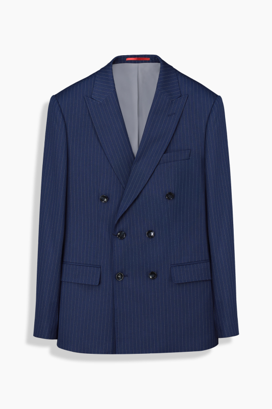 Golden Resta Extra Slim Kruvaze Lacivert Takım Elbise 