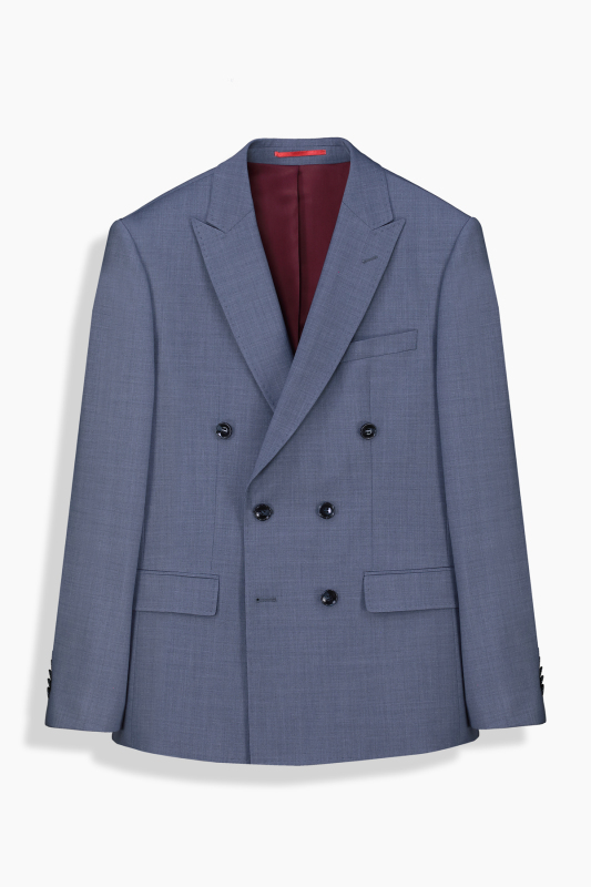 Golden Resta Slim Fit İndigo Mavi Takım Elbise - INTERVIEW