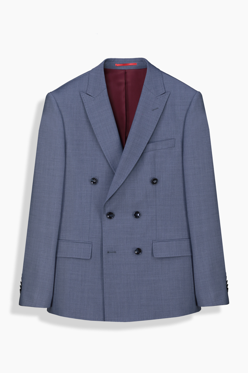 Golden Resta Slim Fit İndigo Mavi Takım Elbise - 2
