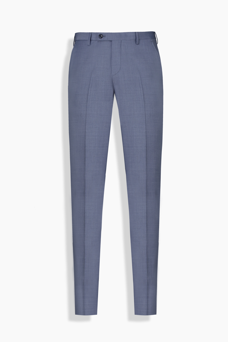 Golden Resta Slim Fit İndigo Mavi Takım Elbise - 5