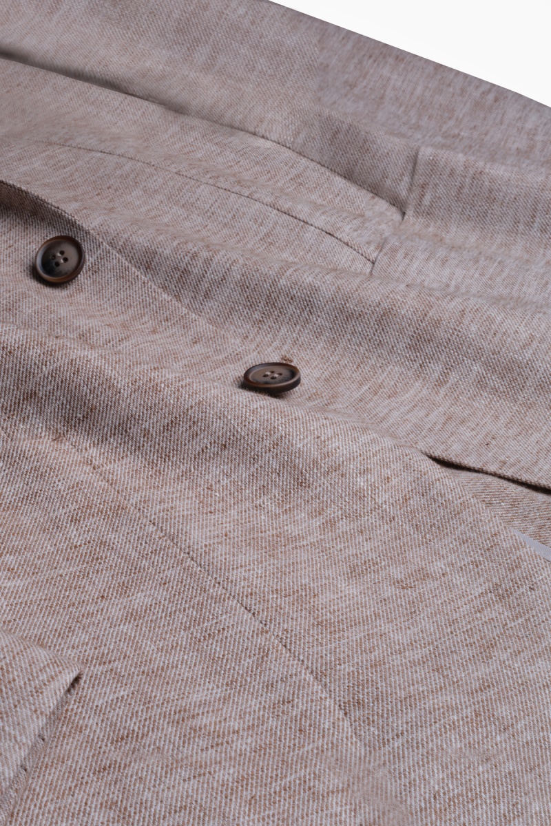 Golden Resta Ekstra Slim Koyu Bej Takım - 3