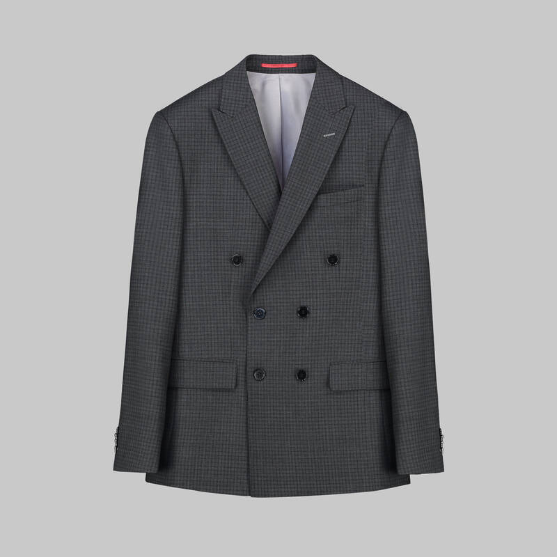 Golden Resta Ekstra Slim Koyu Gri Takım - 1