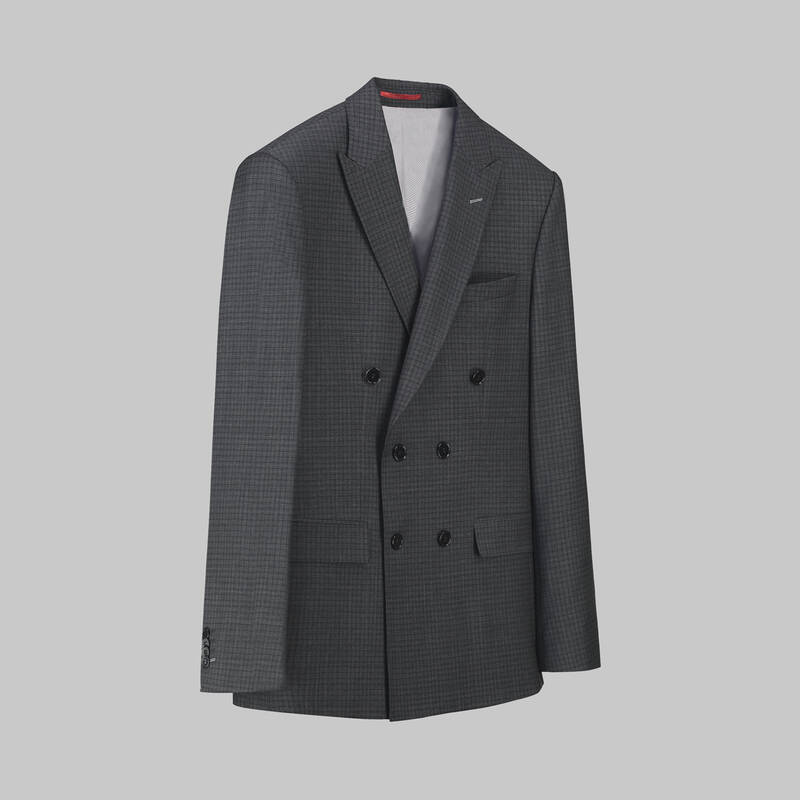 Golden Resta Ekstra Slim Koyu Gri Takım - 2