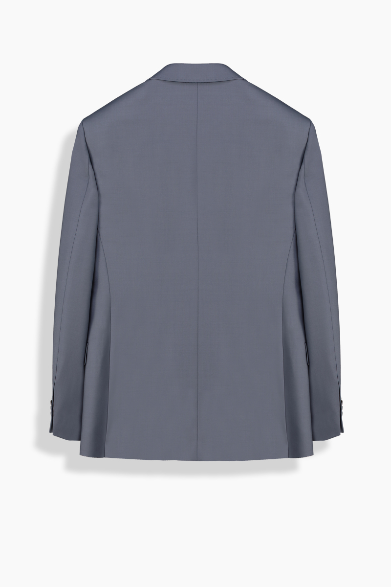 Golden Resta Slim Fit Kruvaze Açık Gri Takım Elbise - 3