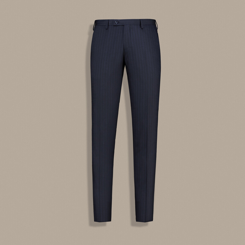 Golden Resta Slim Fit Kruvaze Koyu Lacivert Takım - INTERVIEW