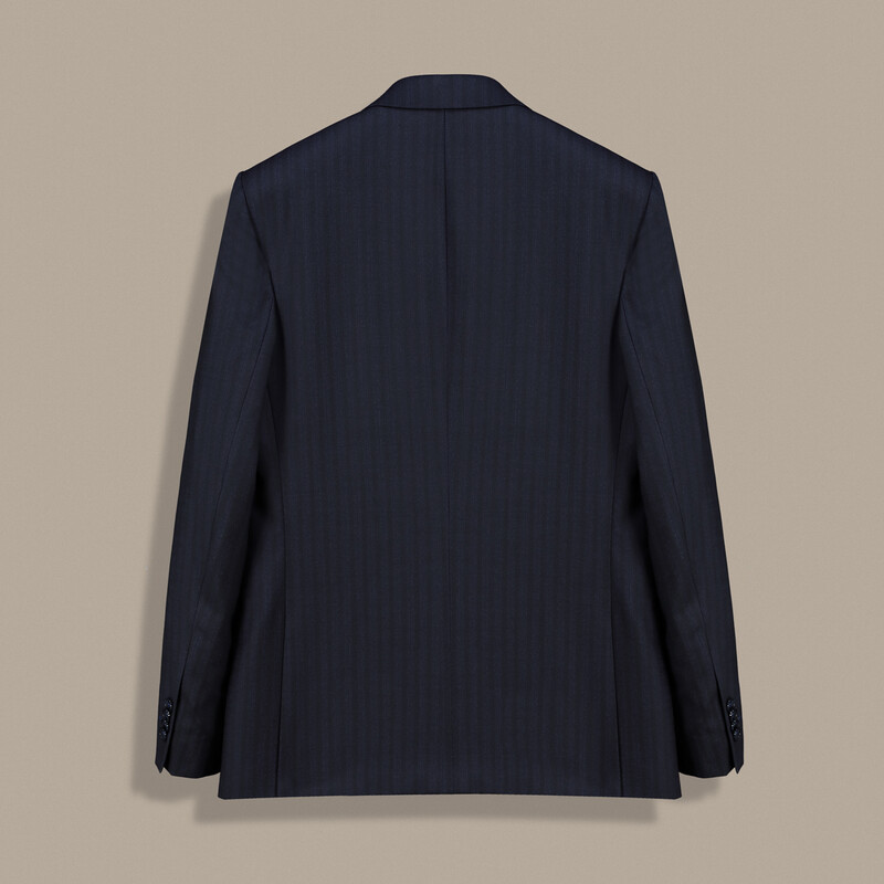 Golden Resta Slim Fit Kruvaze Koyu Lacivert Takım - INTERVIEW