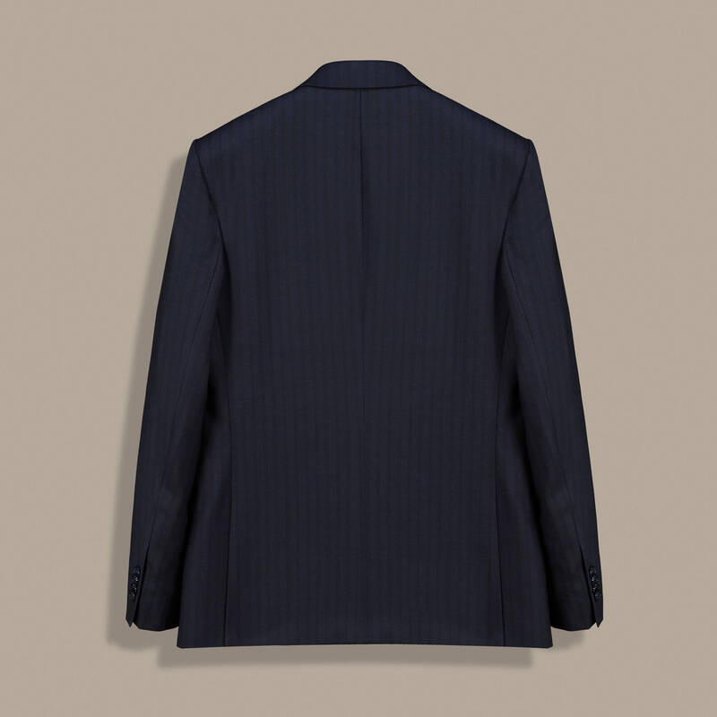 Golden Resta Slim Fit Kruvaze Koyu Lacivert Takım - 3