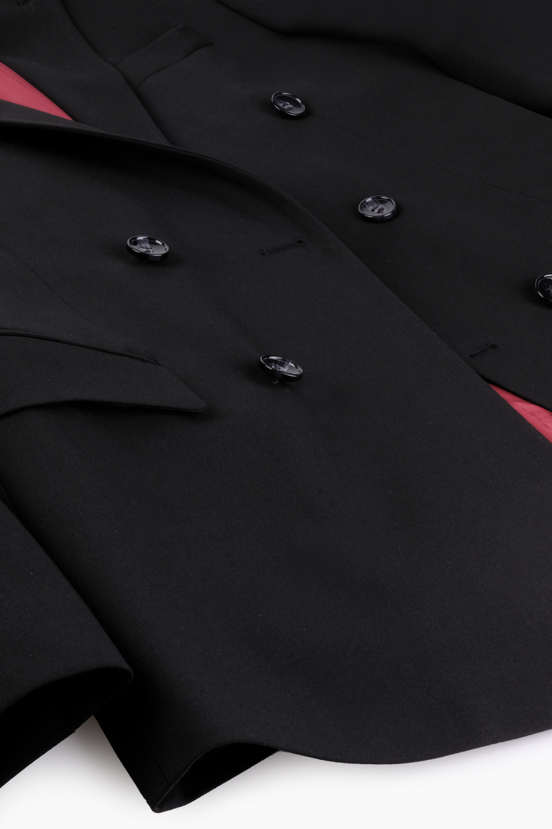 Golden Resta Slim Fit Siyah Takım Elbise - 7