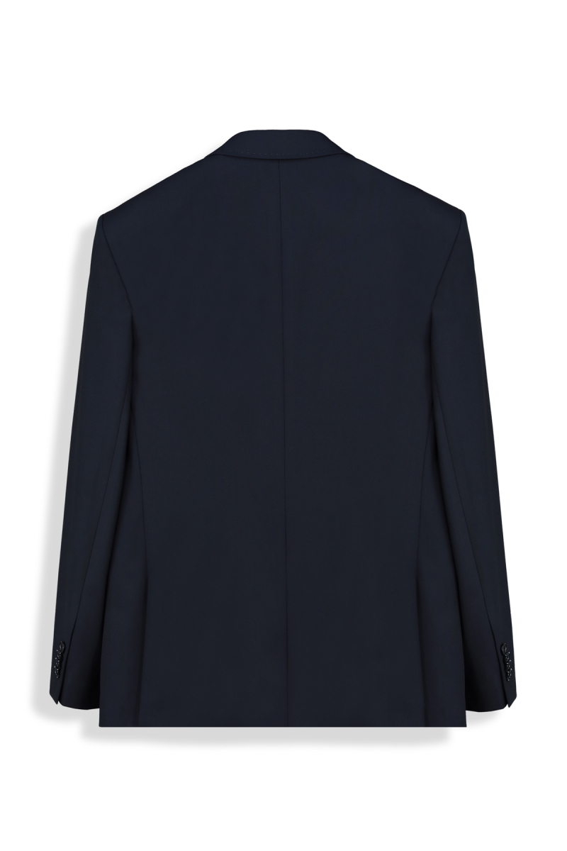 Golden Resta Slim Kruvaze Lacivert Takım Elbise - 2