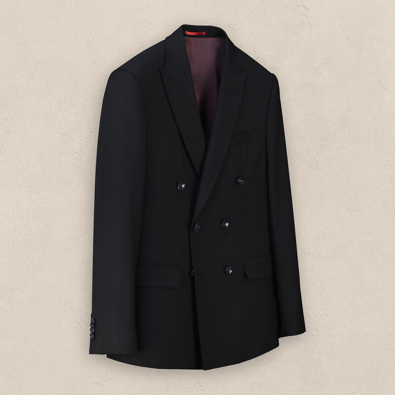 Golden Resta Ekstra Slim Siyah Takım Elbise - INTERVIEW