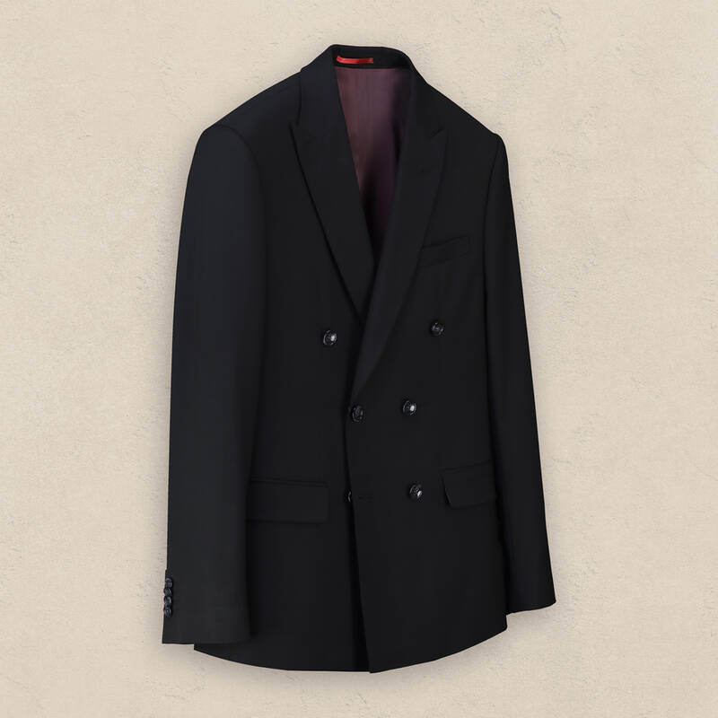 Golden Resta Ekstra Slim Siyah Takım Elbise - 2