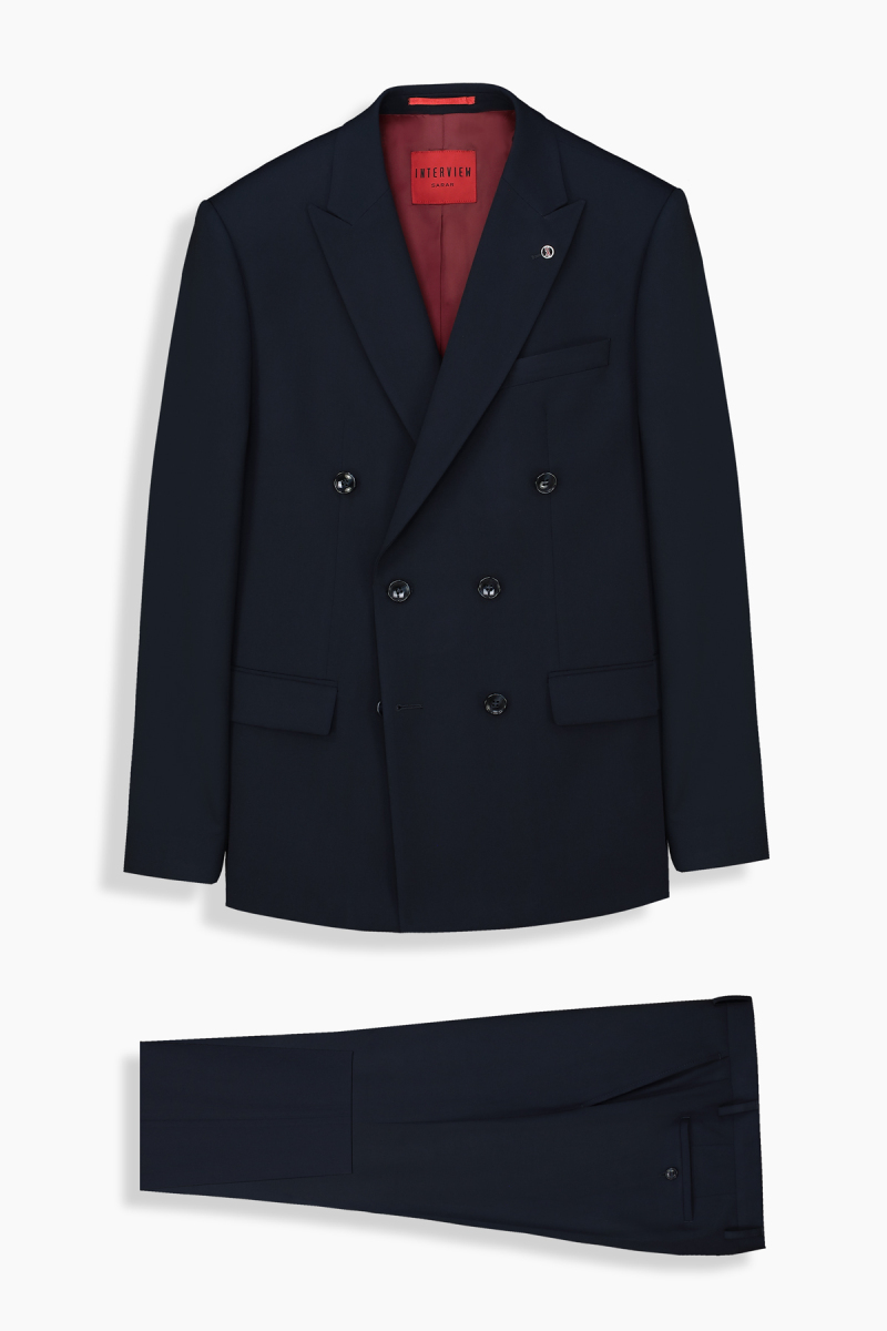Golden Resta Lacivert Slim Fit Takım Elbise - 1