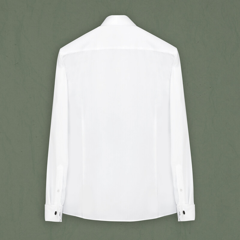 Gomis.S Geniş Manşet Soho Beyaz Smokin Gömlek - INTERVIEW