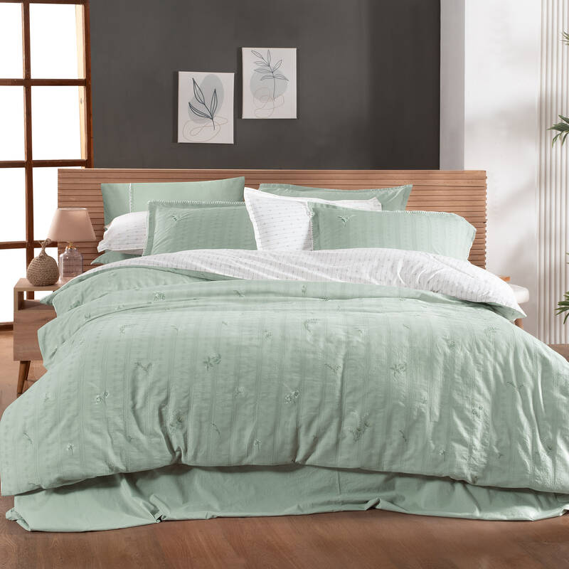 Gracia Nevresim Takımı Çift Kişilik Yeşil - 2