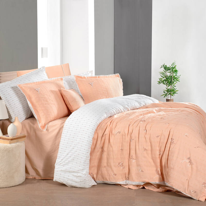 Gracia Nevresim Takımı King Size Somon - 2