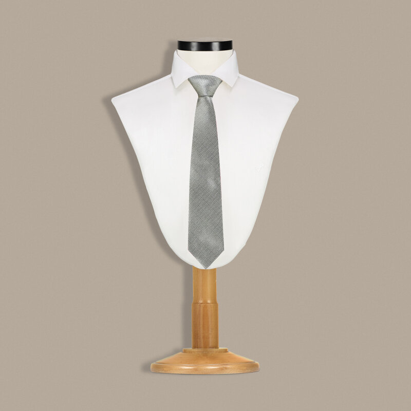 Gri Düz Renk Kravat C121 