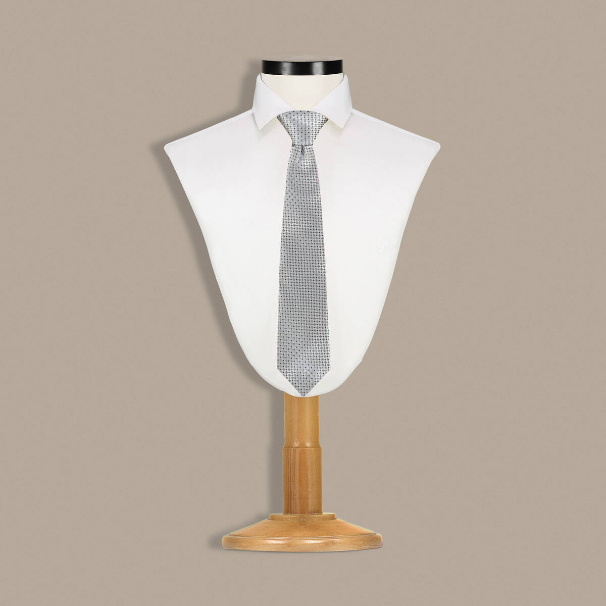 Gri Renk Desenli Kravat C163 - 1