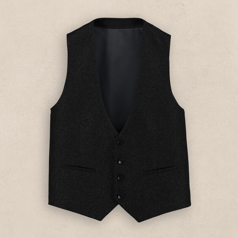 Happy Addy Yelek Papyon Takım Siyah Slim Fit Smokin - INTERVIEW