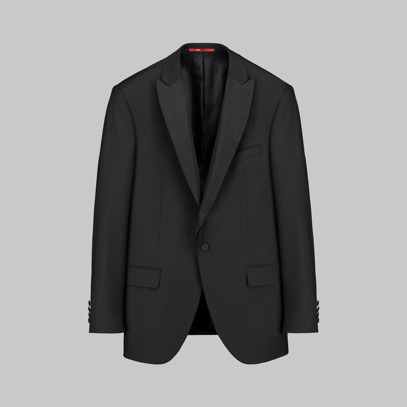 Happy Bob Yelek Papyon Takım Slim Fit Siyah Smokin - INTERVIEW