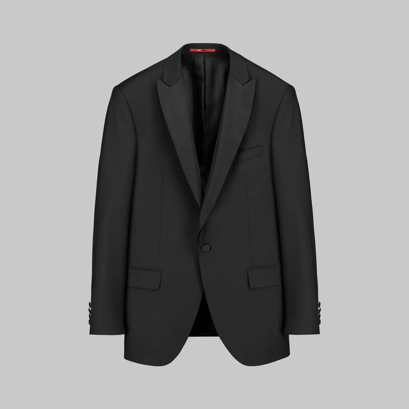 Happy Bob Yelek Papyon Takım Slim Fit Siyah Smokin - 4