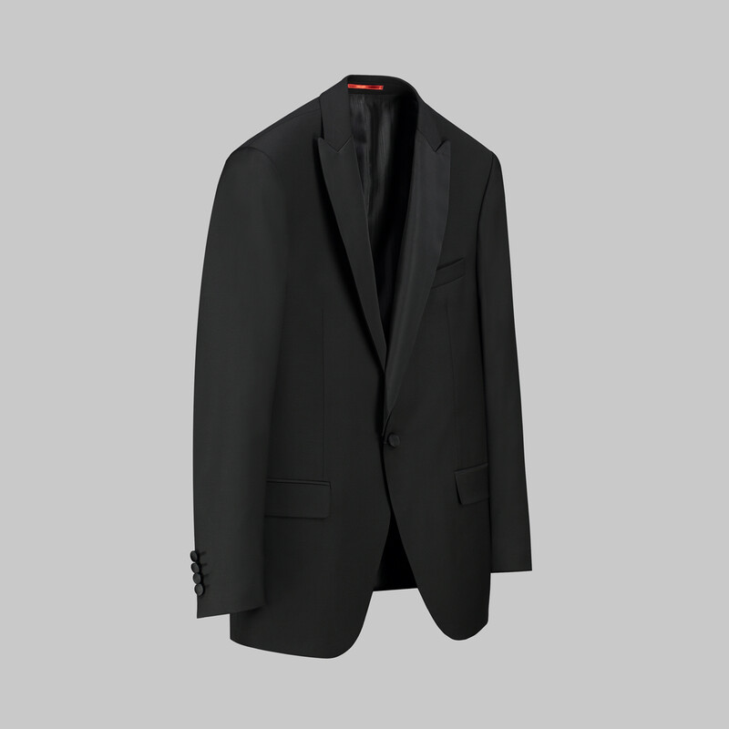 Happy Bob Yelek Papyon Takım Slim Fit Siyah Smokin - INTERVIEW