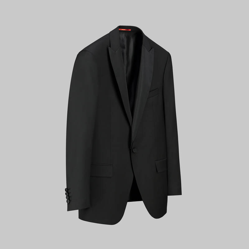 Happy Bob Yelek Papyon Takım Slim Fit Siyah Smokin - 5