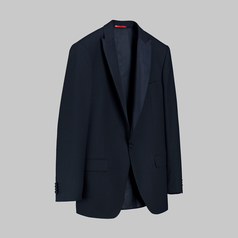 Happy Carlo Night Papyon Yelek Takım Slim Fit Lacivert Smokin - INTERVIEW