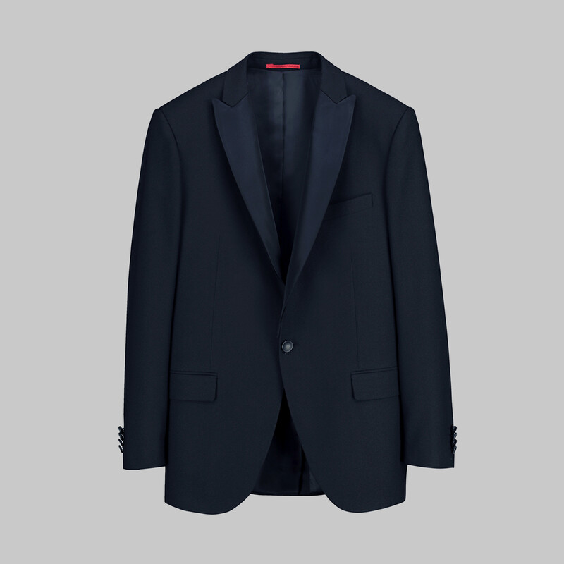 Happy Carlo Night Papyon Yelek Takım Slim Fit Lacivert Smokin - INTERVIEW