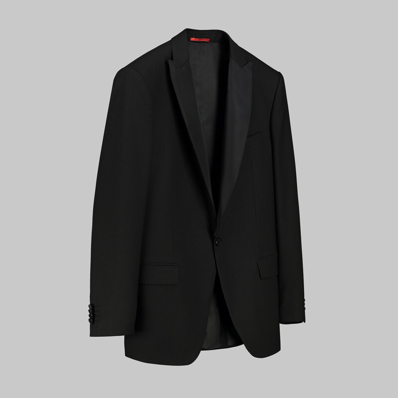 Happy Carlo Night Yelek Papyon Slim Fit Siyah Smokin - INTERVIEW