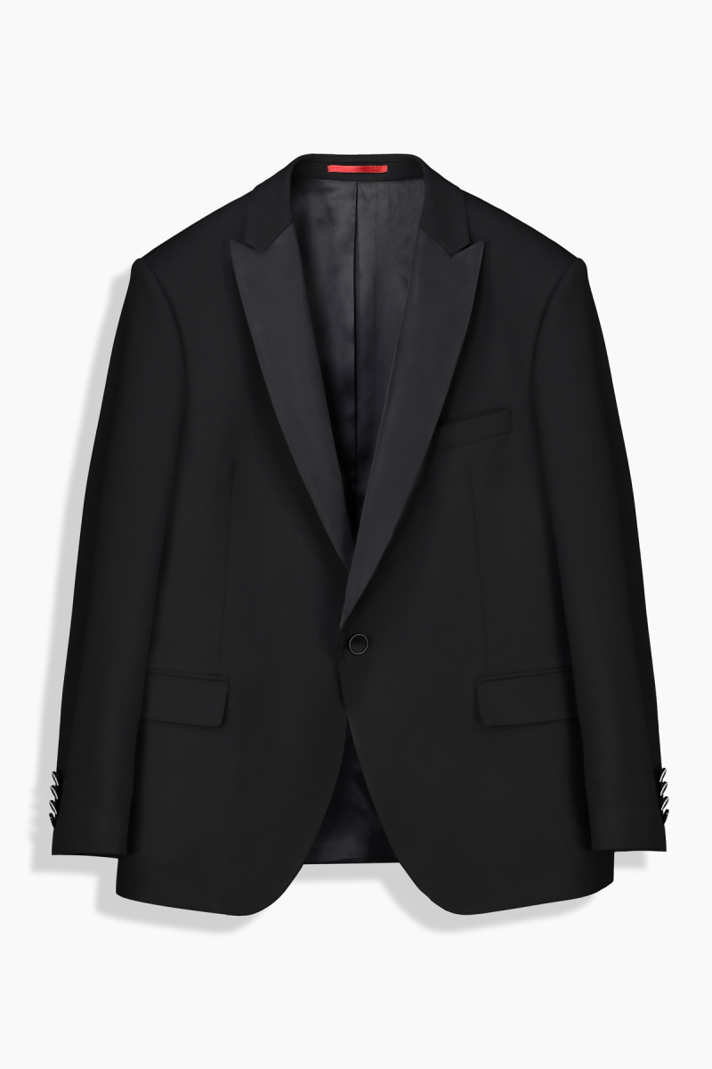 Happy Carlo Slim Fit Yelekli Siyah Smokin - 2