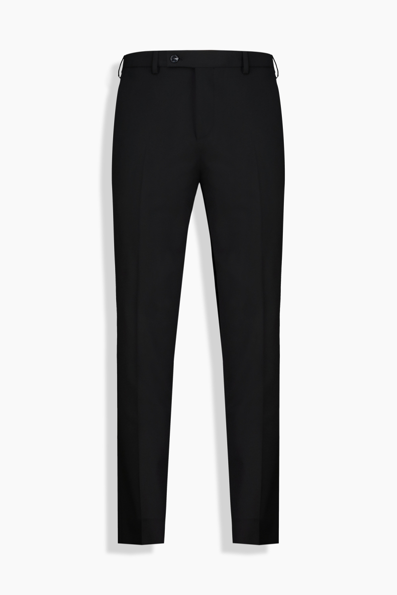 Happy Slim Fit Yelekli Takım Siyah Smokin - 5