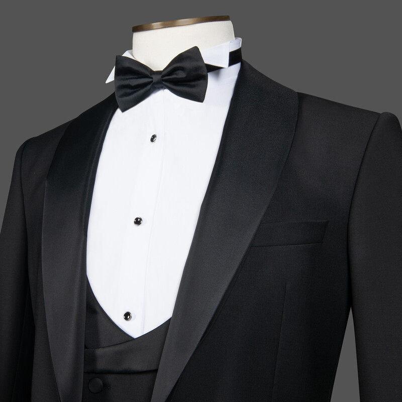 Happy Carlo Papyon Yelek Takım Slim Fit Smokin - INTERVIEW