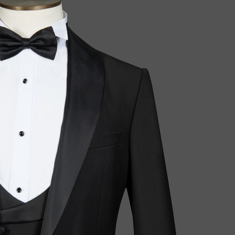 Happy Carlo Papyon Yelek Takım Slim Fit Smokin - INTERVIEW