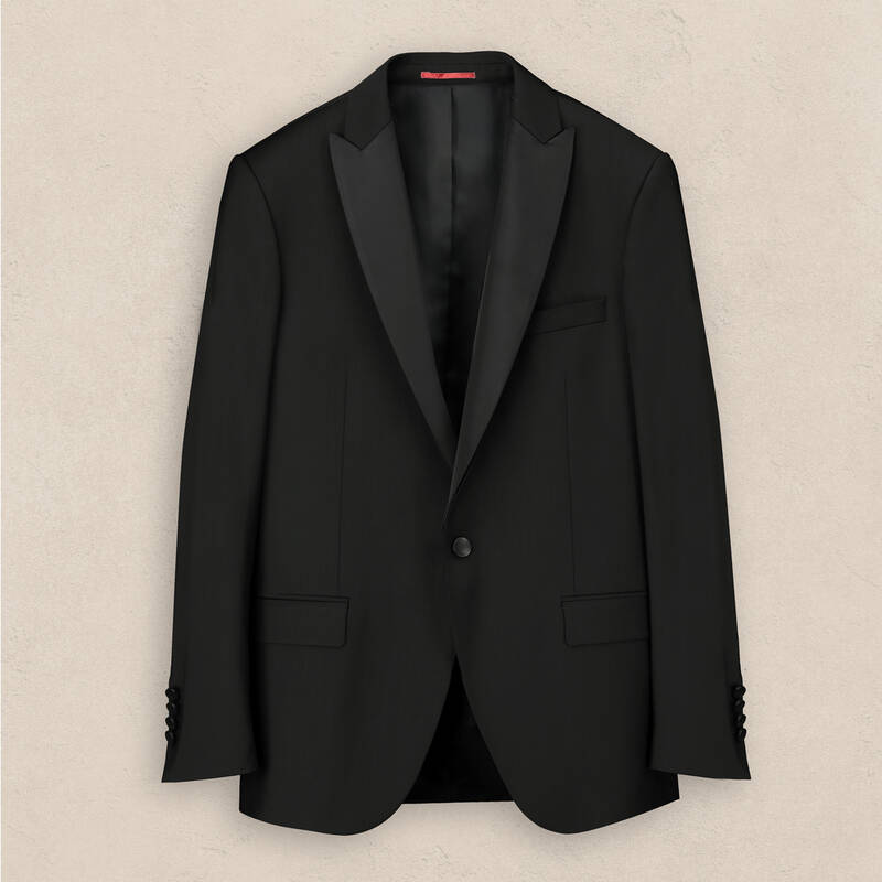 Happy Carlo Papyon Yelek Takım Slim Fit Siyah Smokin - 1
