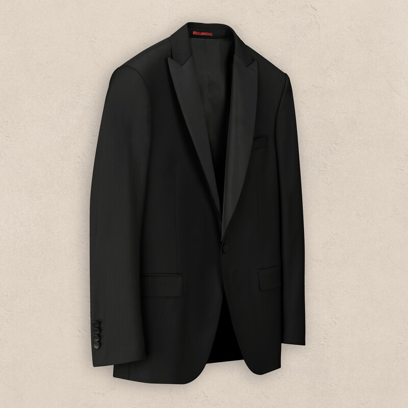 Happy Carlo Papyon Yelek Takım Slim Fit Siyah Smokin - INTERVIEW