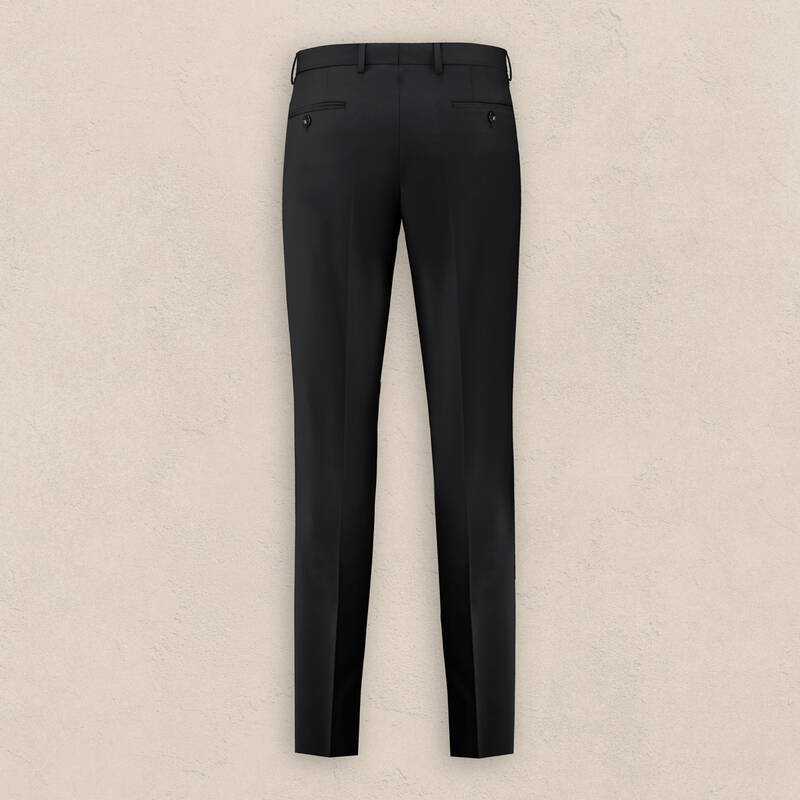 Happy Carlo Papyon Yelek Takım Slim Fit Siyah Smokin - 7